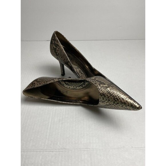 Rampage Pointed Toe Heels Shoes Stiletto Pumps Bro - Picture 9 of 10